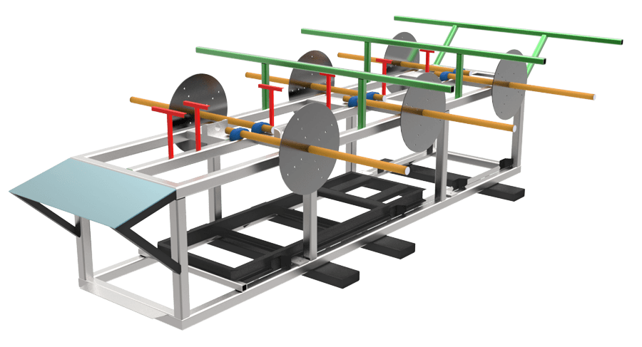 hexa-spooler, 6 spool